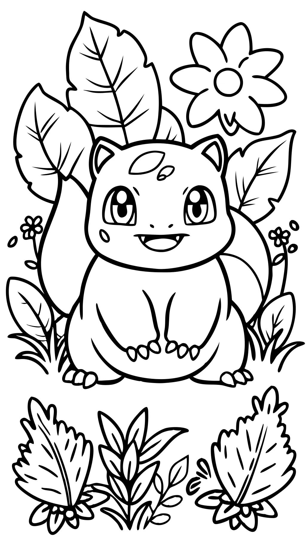 coloriages de pokemon bulbasaur